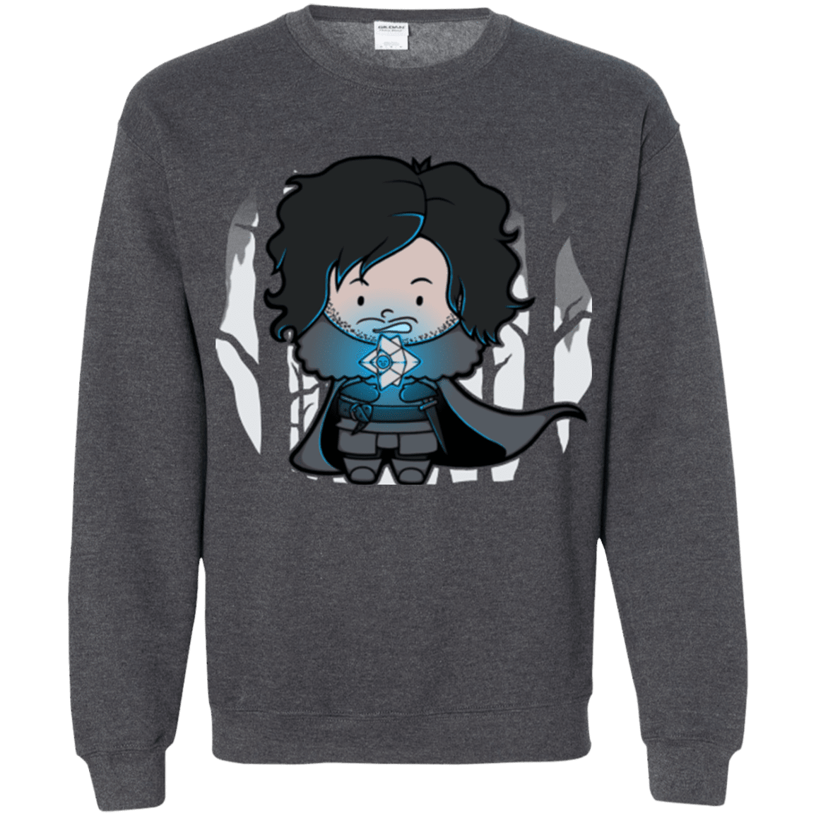Sweatshirts Dark Heather / Small Ghost Crewneck Sweatshirt