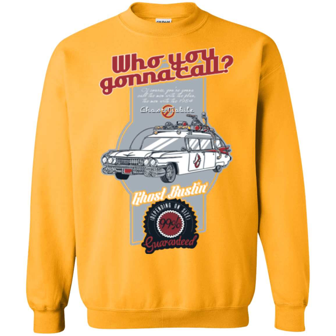 Sweatshirts Gold / Small Ghost Mobile Crewneck Sweatshirt