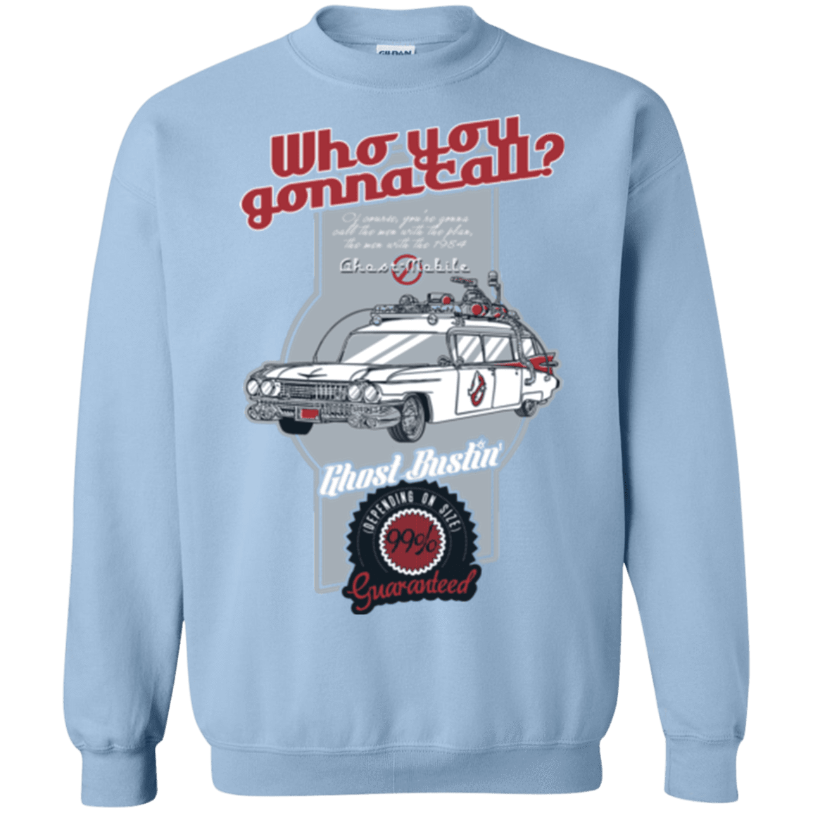Sweatshirts Light Blue / Small Ghost Mobile Crewneck Sweatshirt