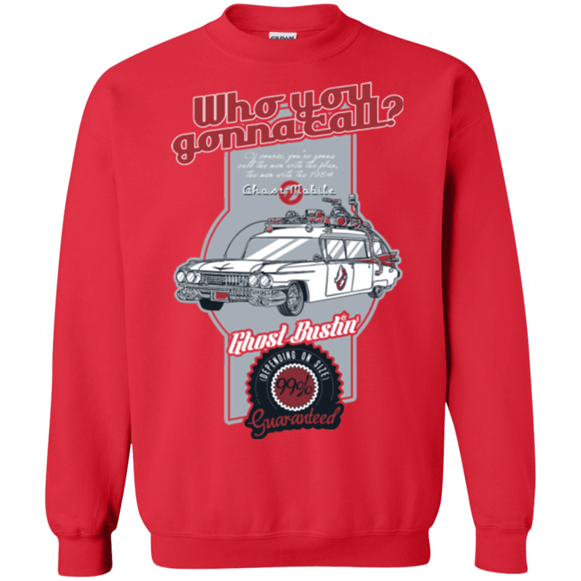 Sweatshirts Red / Small Ghost Mobile Crewneck Sweatshirt