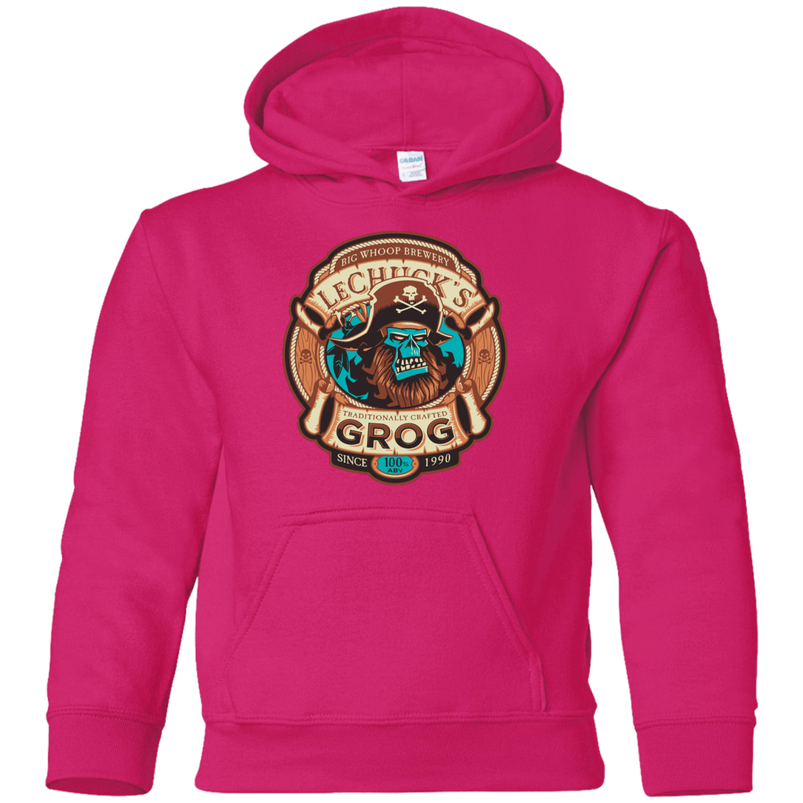 Sweatshirts Heliconia / YS Ghost Pirate Grog Nmns Youth Hoodie