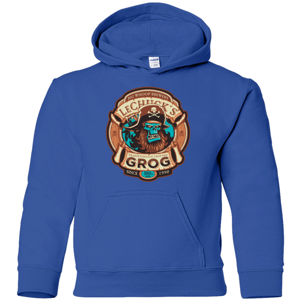 Sweatshirts Royal / YS Ghost Pirate Grog Nmns Youth Hoodie