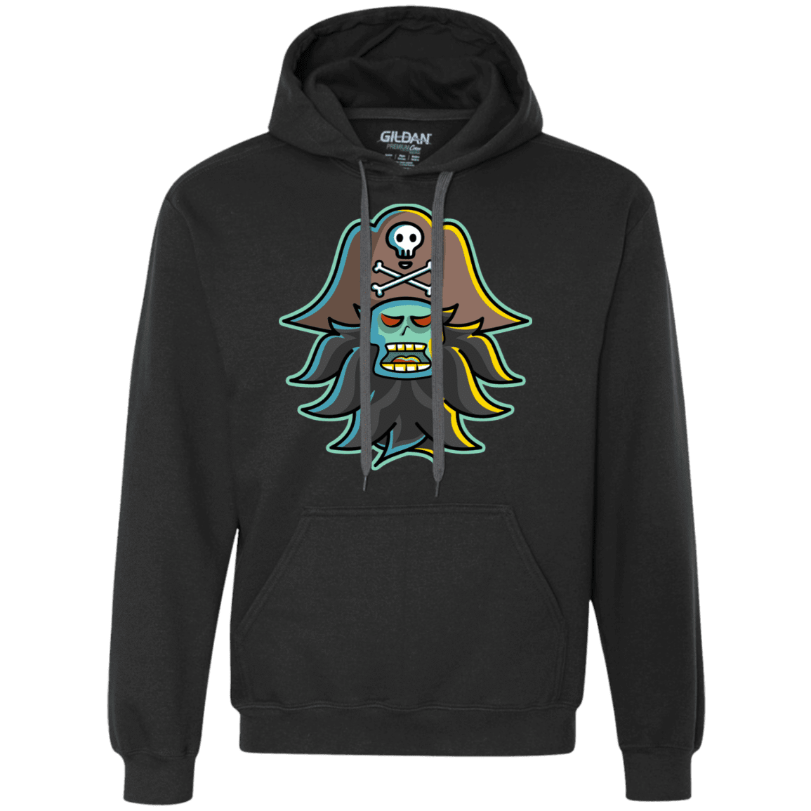 Sweatshirts Black / S Ghost Pirate LeChuck Premium Fleece Hoodie