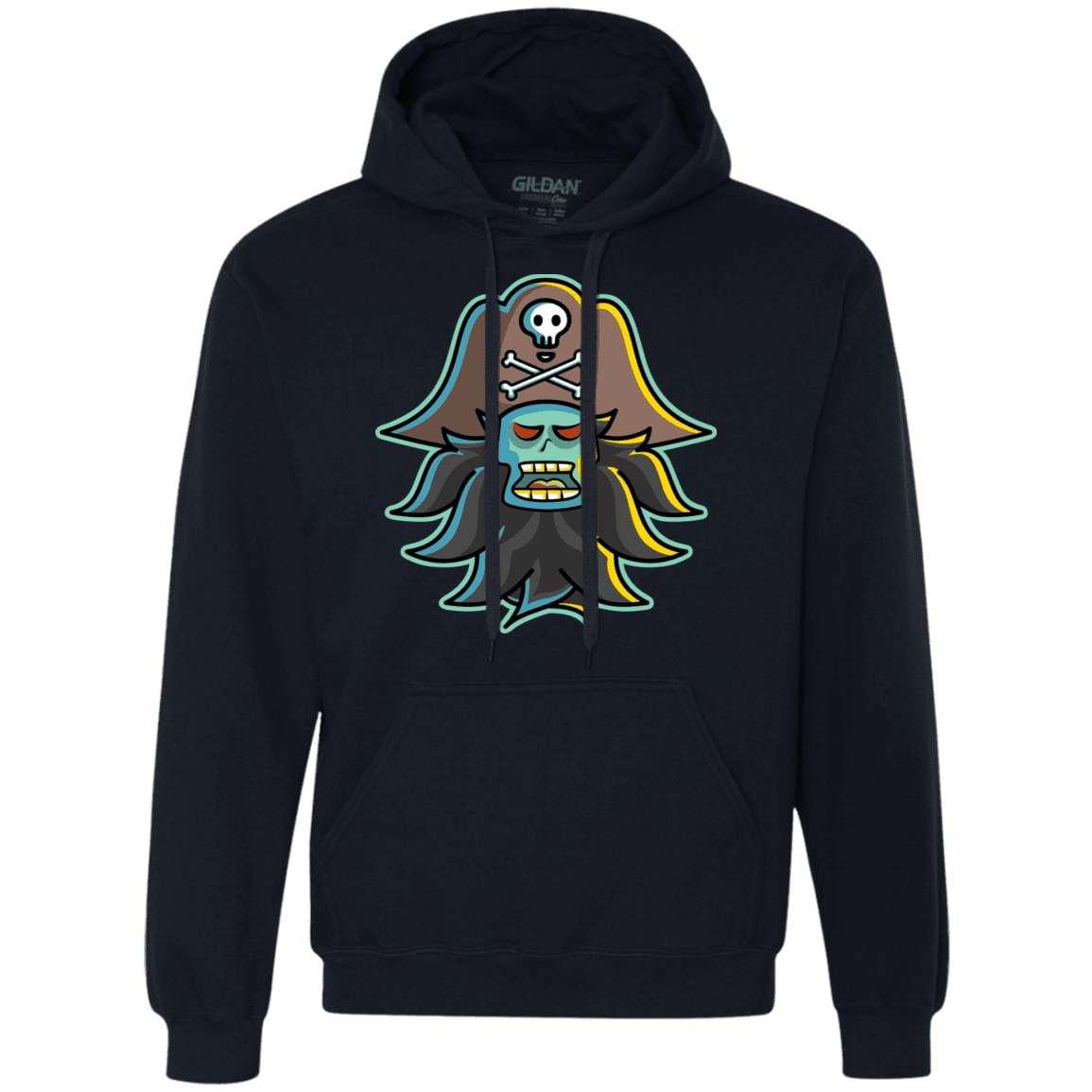 Sweatshirts Navy / S Ghost Pirate LeChuck Premium Fleece Hoodie