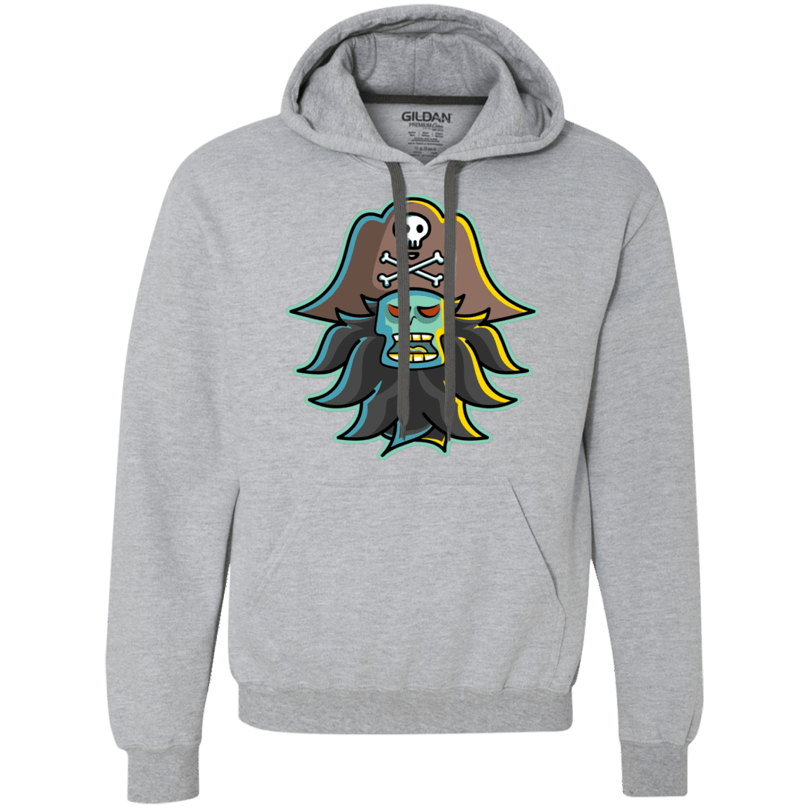 Sweatshirts Sport Grey / L Ghost Pirate LeChuck Premium Fleece Hoodie