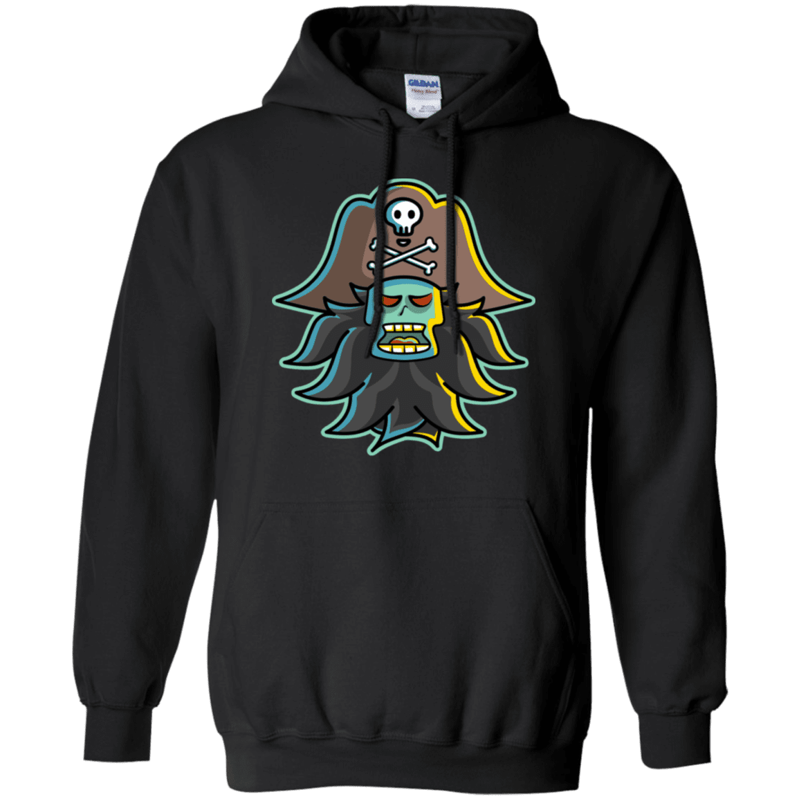 Sweatshirts Black / S Ghost Pirate LeChuck Pullover Hoodie