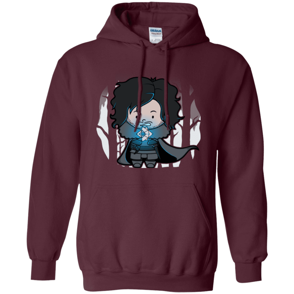 Sweatshirts Maroon / Small Ghost Pullover Hoodie