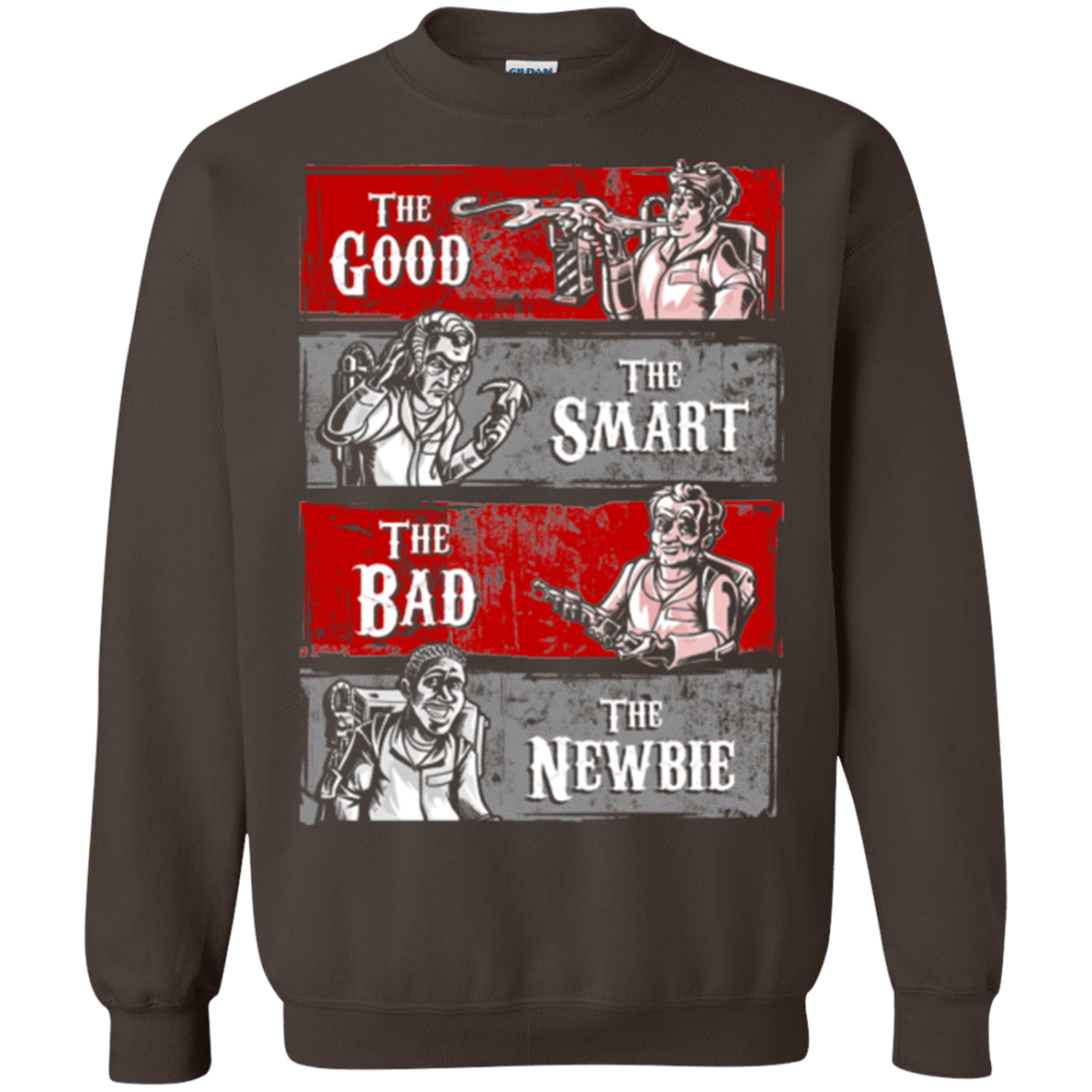 Sweatshirts Dark Chocolate / Small Ghost Wranglers Crewneck Sweatshirt