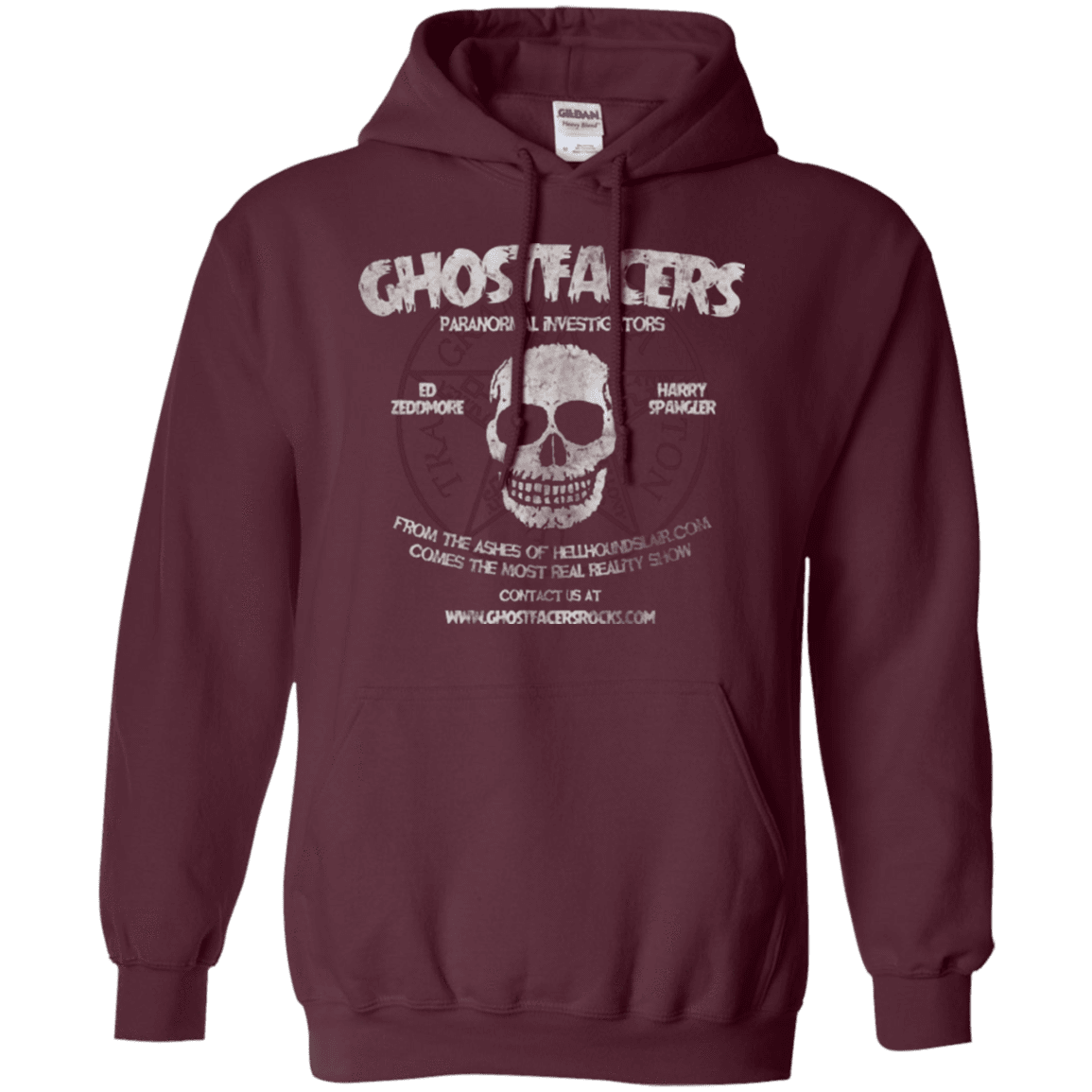Sweatshirts Maroon / Small Ghostfacers Pullover Hoodie