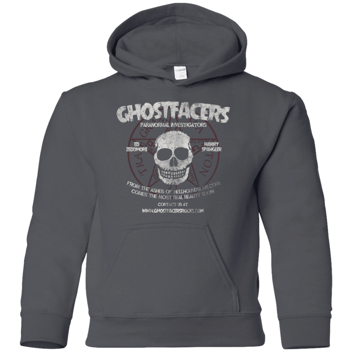 Sweatshirts Charcoal / YS Ghostfacers Youth Hoodie