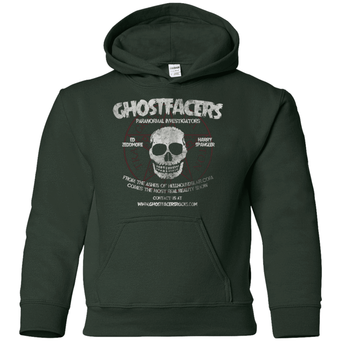Sweatshirts Forest Green / YS Ghostfacers Youth Hoodie