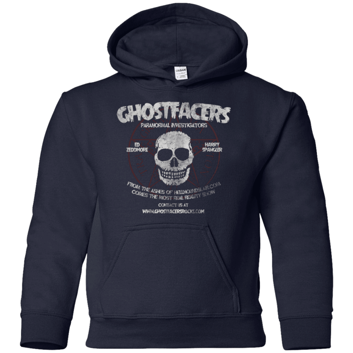Sweatshirts Navy / YS Ghostfacers Youth Hoodie