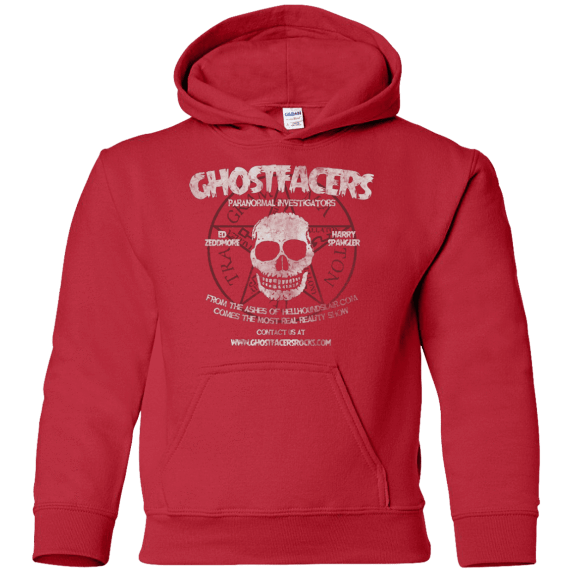 Sweatshirts Red / YS Ghostfacers Youth Hoodie