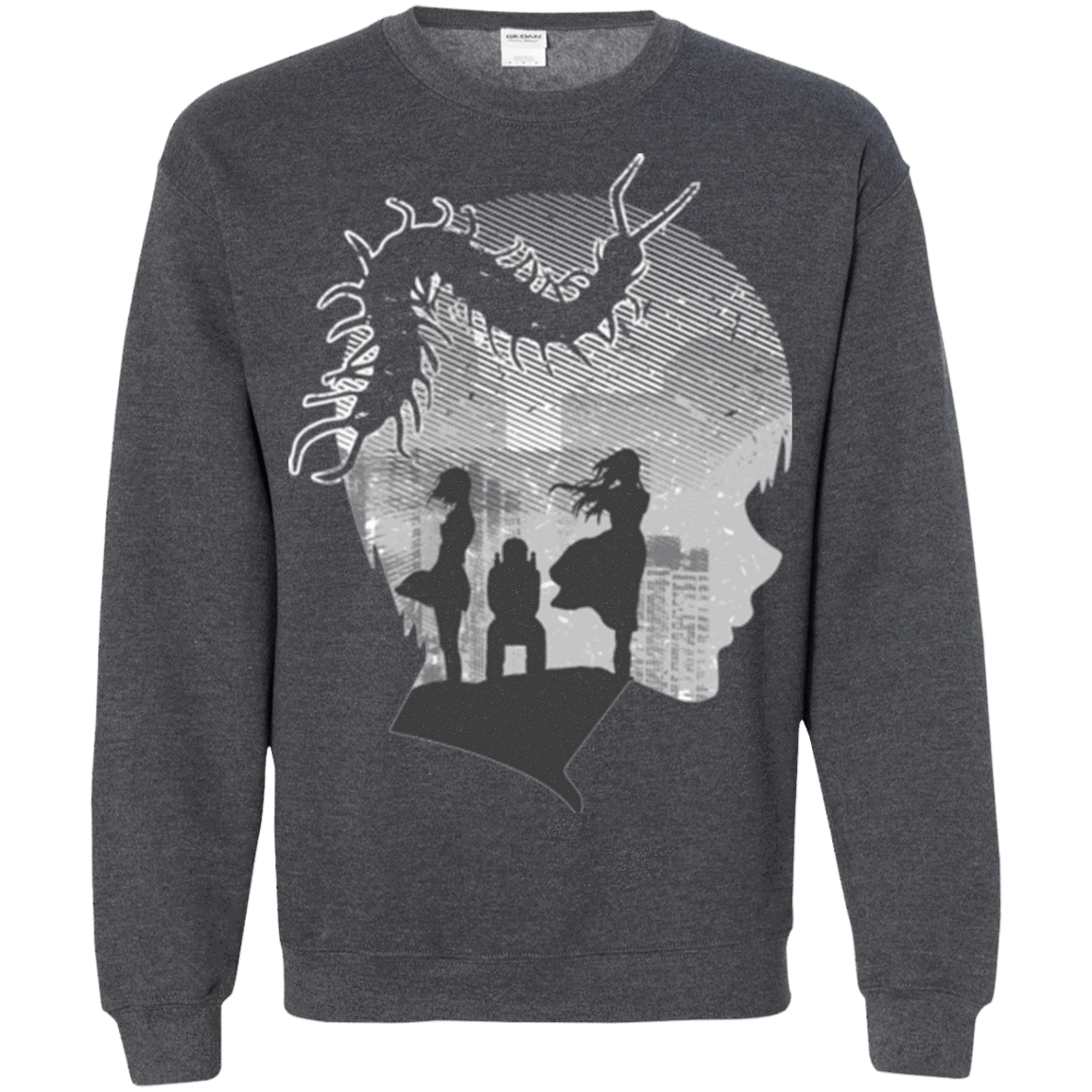 Sweatshirts Dark Heather / Small Ghoul in Tokyo Crewneck Sweatshirt