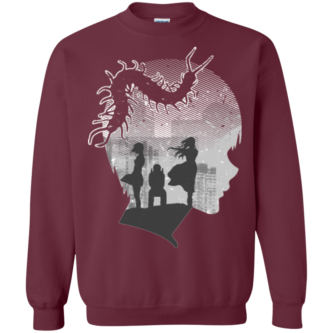 Sweatshirts Maroon / Small Ghoul in Tokyo Crewneck Sweatshirt