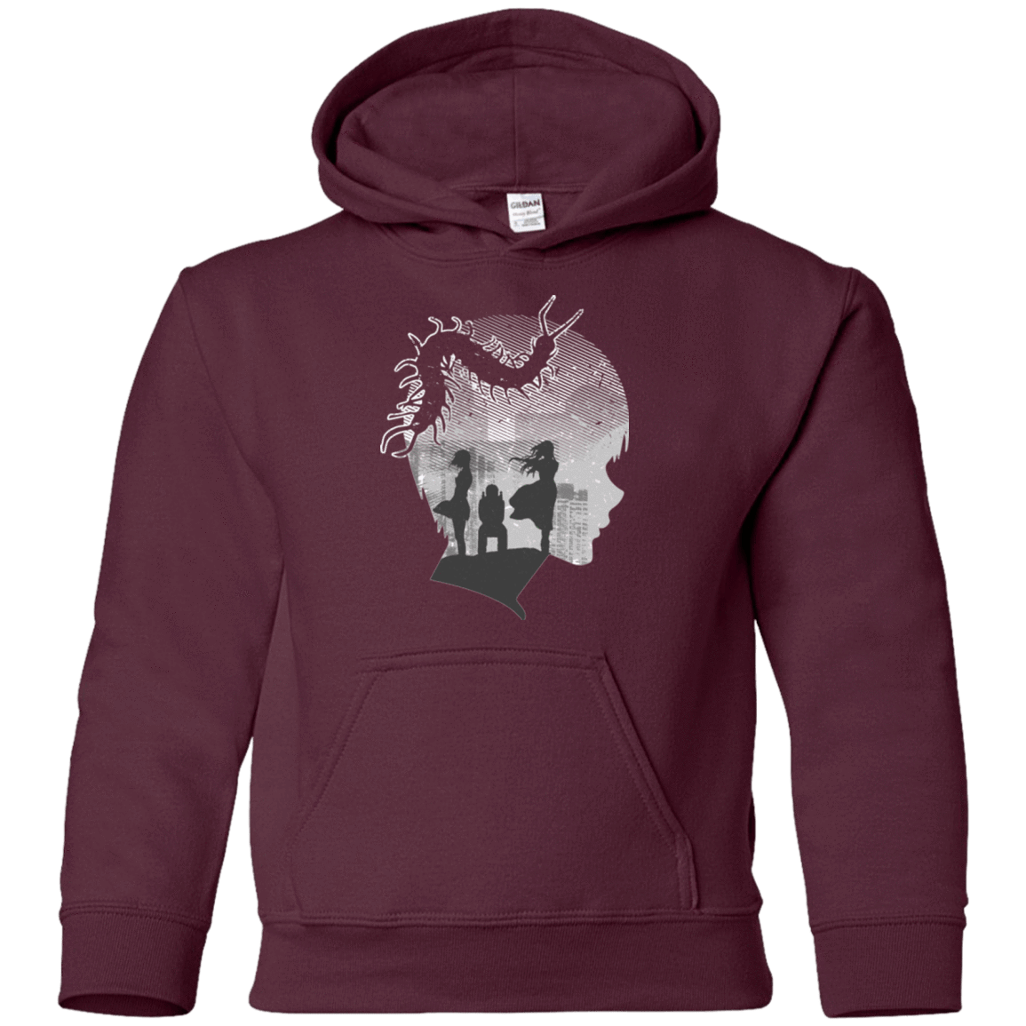 Sweatshirts Maroon / YS Ghoul in Tokyo Youth Hoodie
