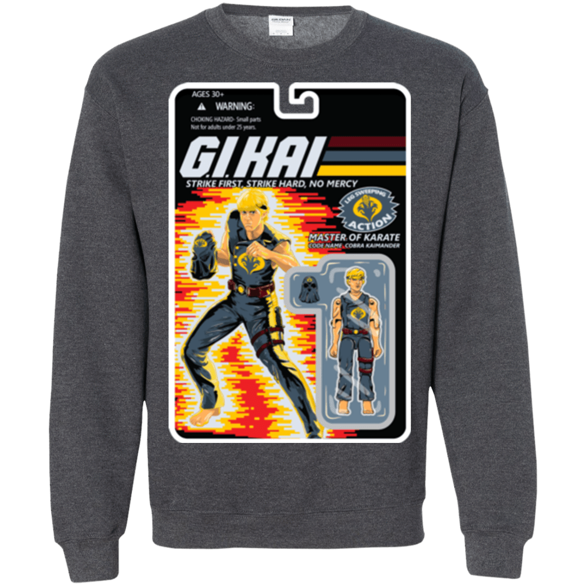 Sweatshirts Dark Heather / S GI KAI Crewneck Sweatshirt