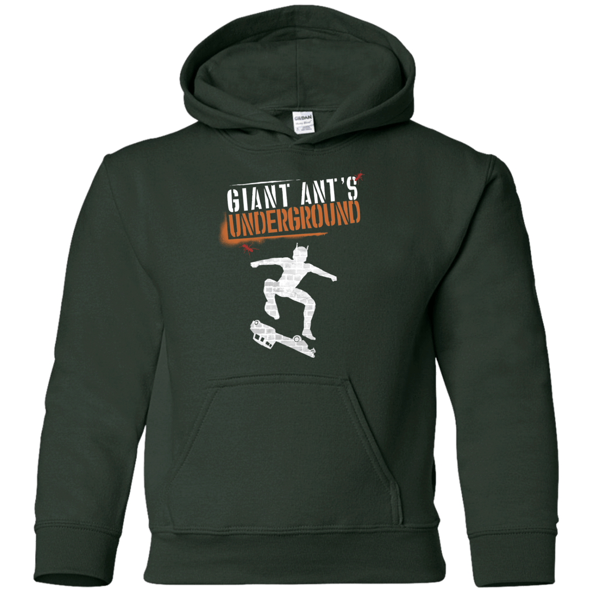 Sweatshirts Forest Green / YS Giant Ants Youth Hoodie