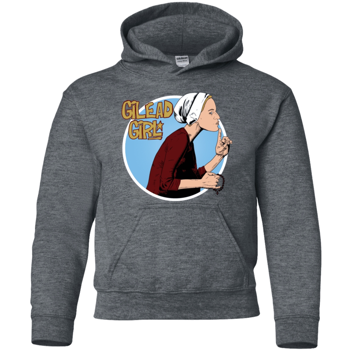 Sweatshirts Dark Heather / YS Gilead Girl Youth Hoodie