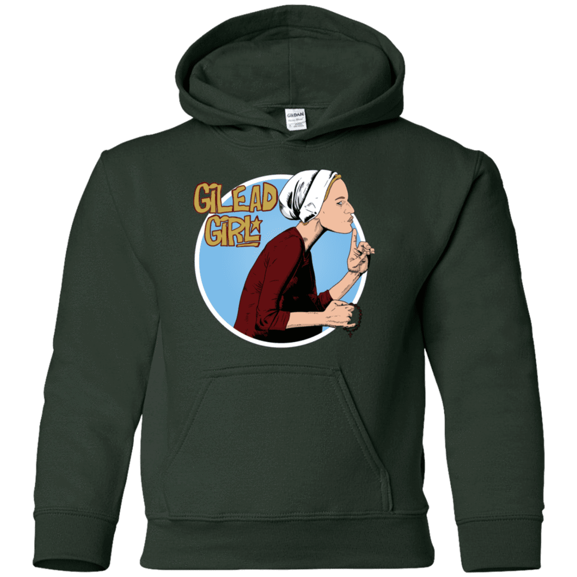 Sweatshirts Forest Green / YS Gilead Girl Youth Hoodie