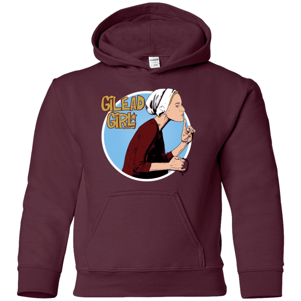 Sweatshirts Maroon / YS Gilead Girl Youth Hoodie