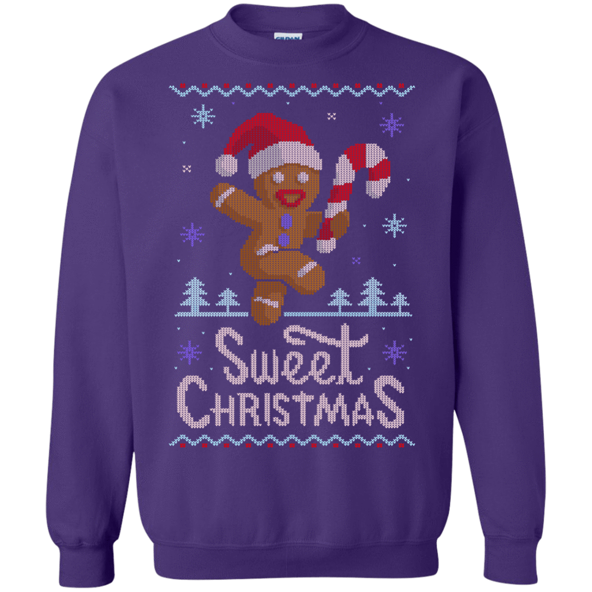 Sweatshirts Purple / Small Ginger Bread Sweater Crewneck Sweatshirt