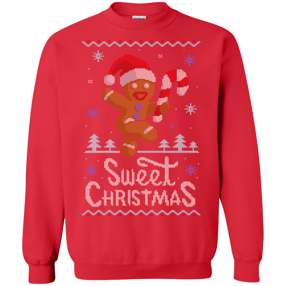 Sweatshirts Red / Small Ginger Bread Sweater Crewneck Sweatshirt
