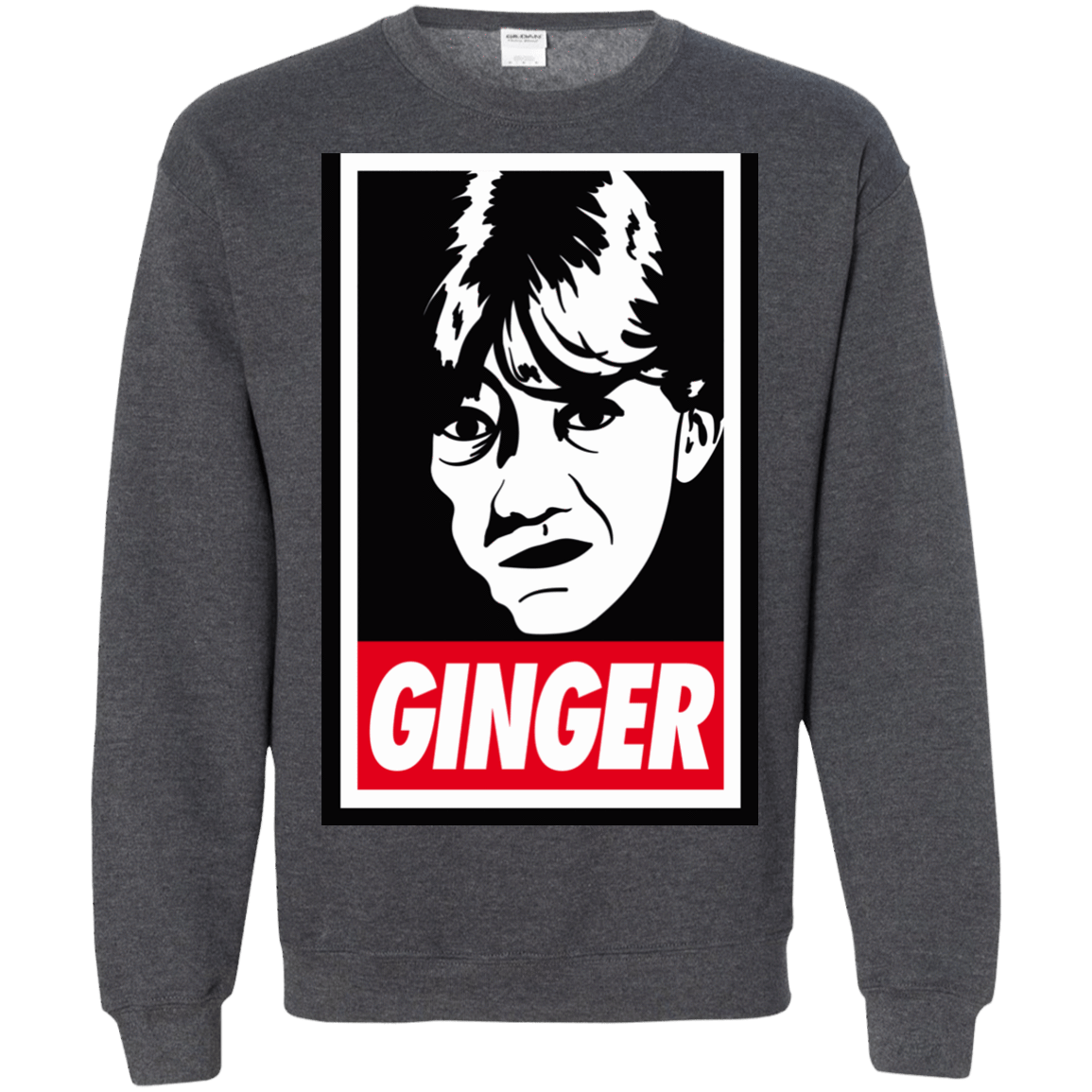 Sweatshirts Dark Heather / Small GINGER Crewneck Sweatshirt