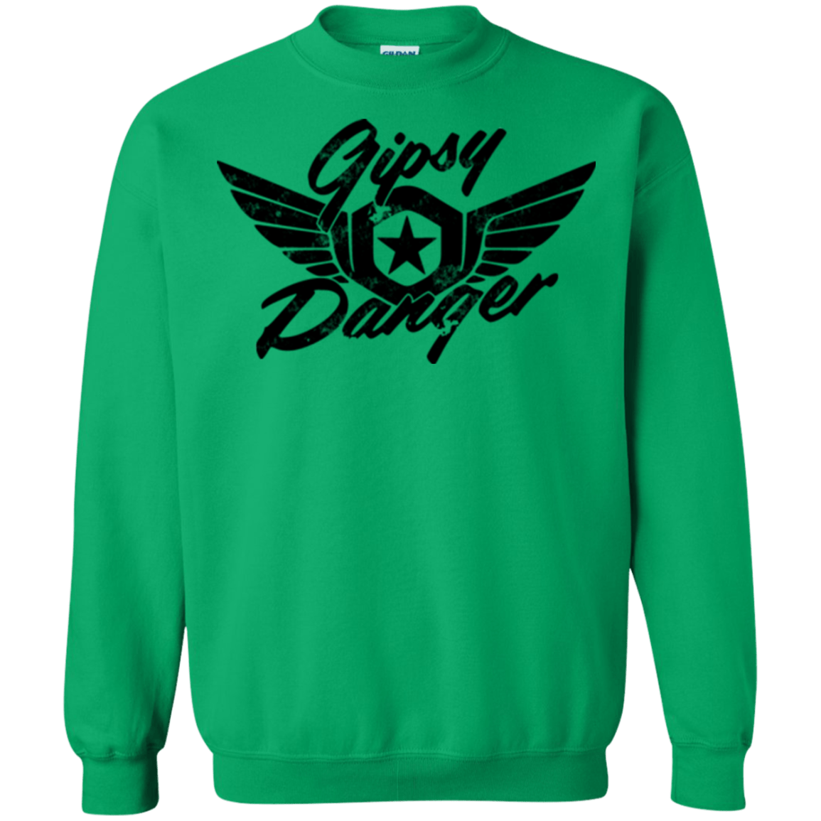 Sweatshirts Irish Green / Small Gipsy danger Crewneck Sweatshirt