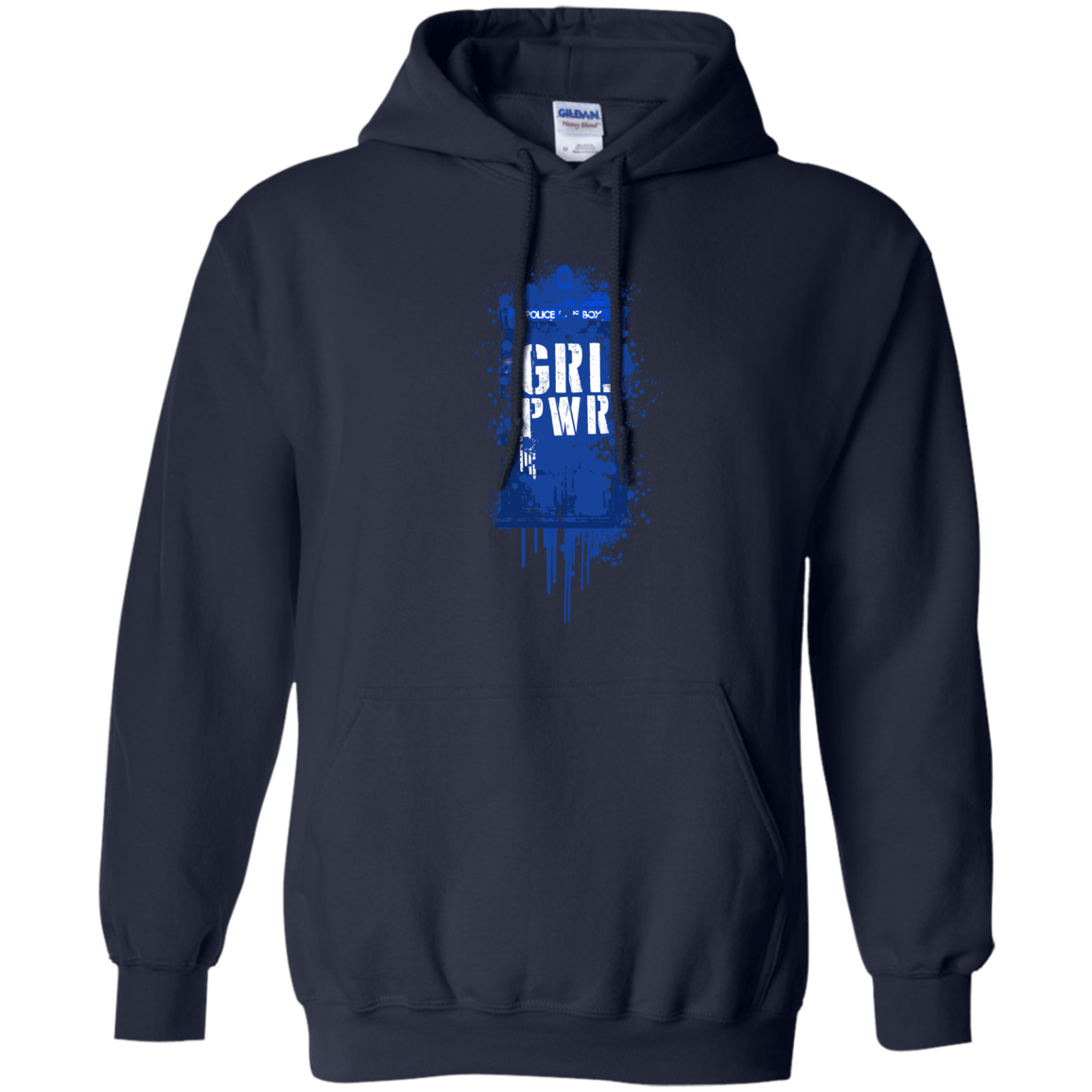 Sweatshirts Navy / S Girl Power Pullover Hoodie