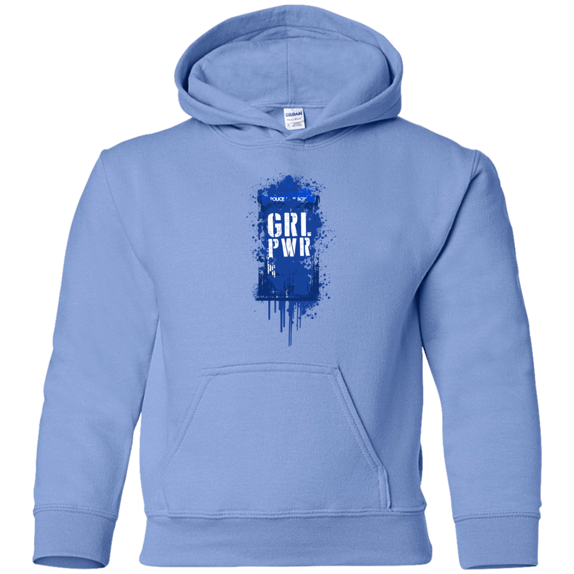 Sweatshirts Carolina Blue / YS Girl Power Youth Hoodie
