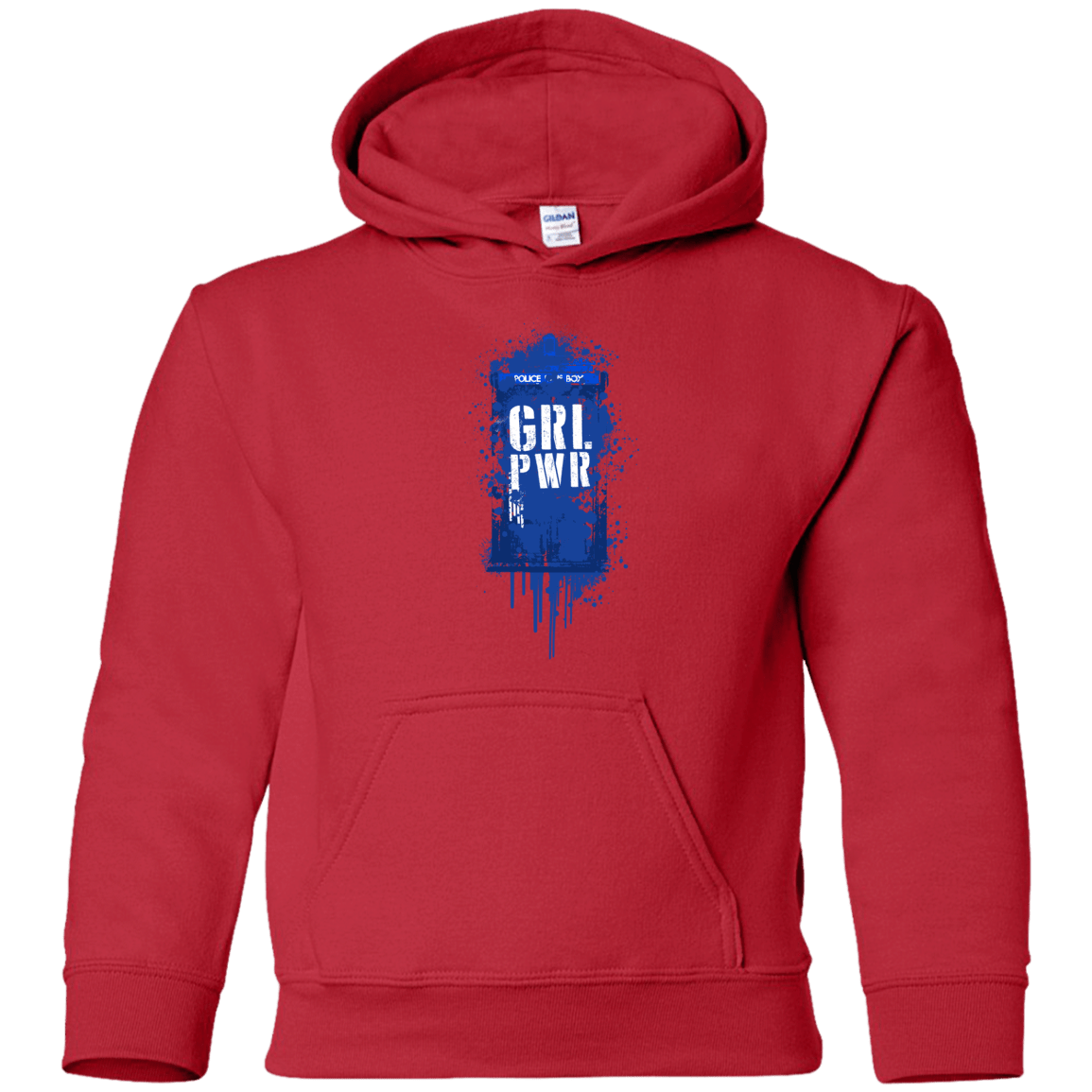 Sweatshirts Red / YS Girl Power Youth Hoodie