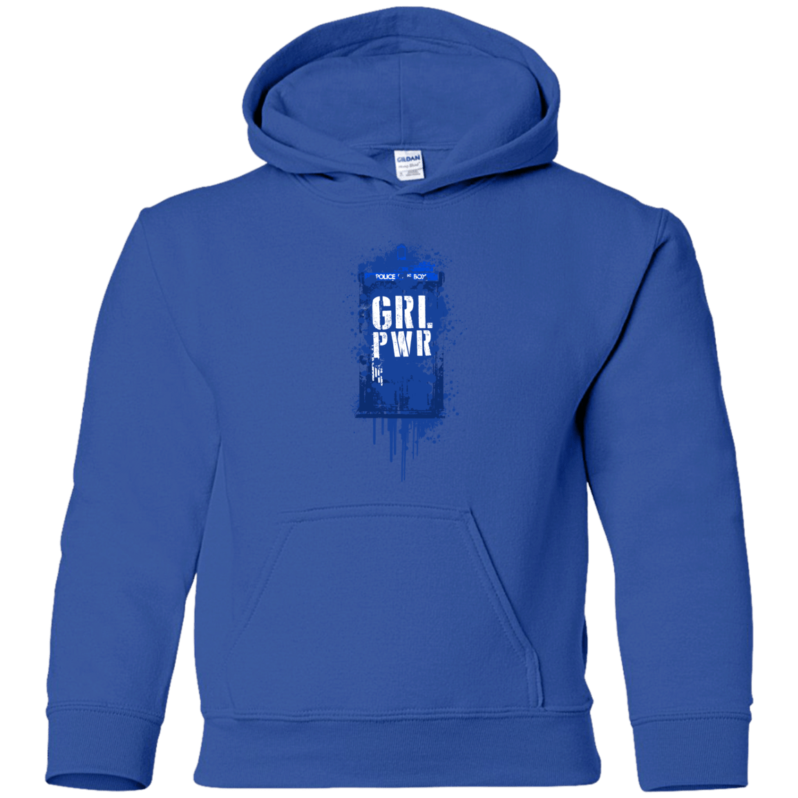 Sweatshirts Royal / YS Girl Power Youth Hoodie