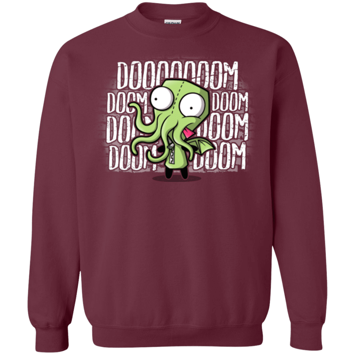 Sweatshirts Maroon / Small GIRTHULHU Crewneck Sweatshirt