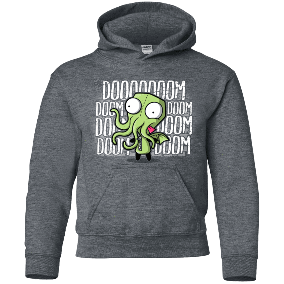 Sweatshirts Dark Heather / YS GIRTHULHU Youth Hoodie