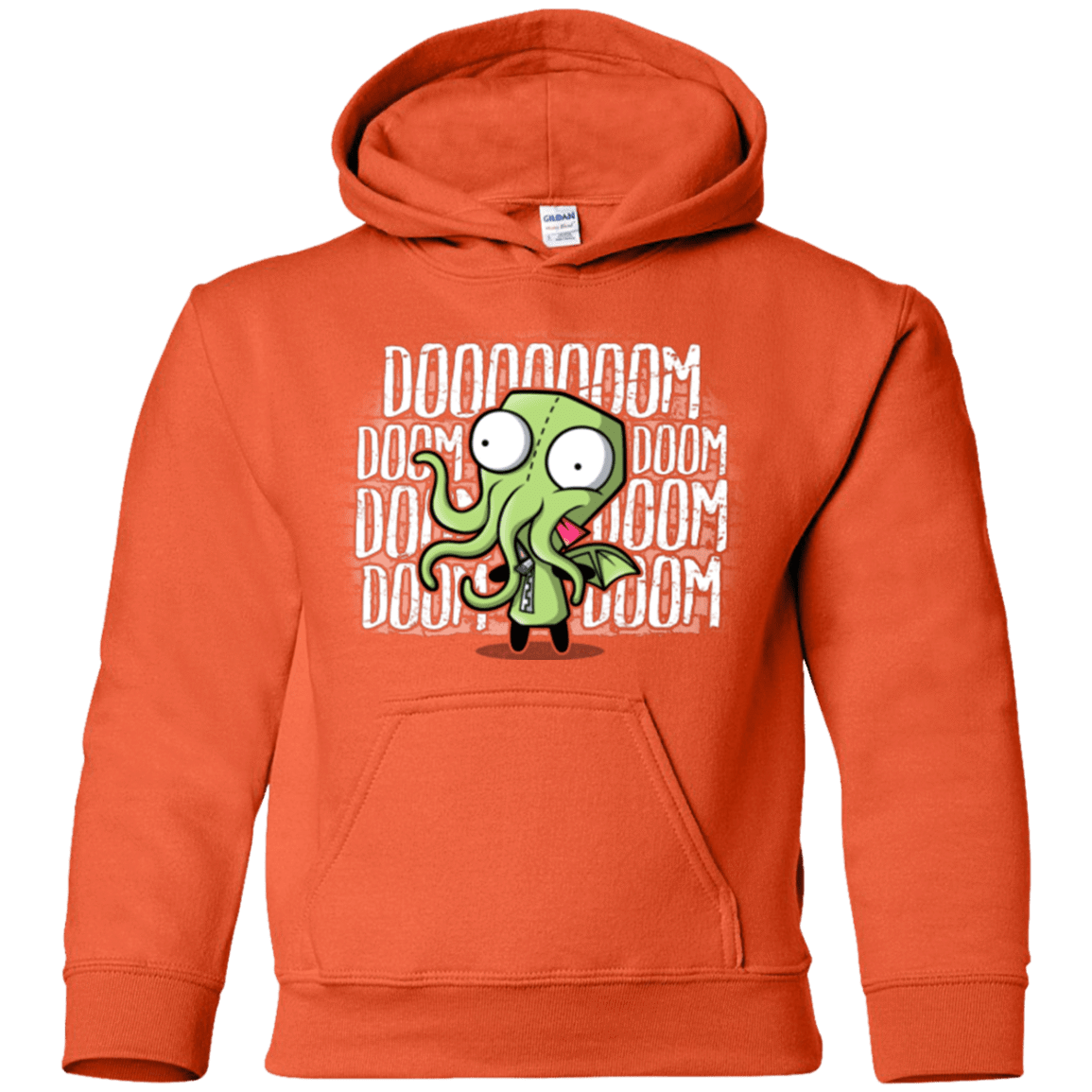 Sweatshirts Orange / YS GIRTHULHU Youth Hoodie
