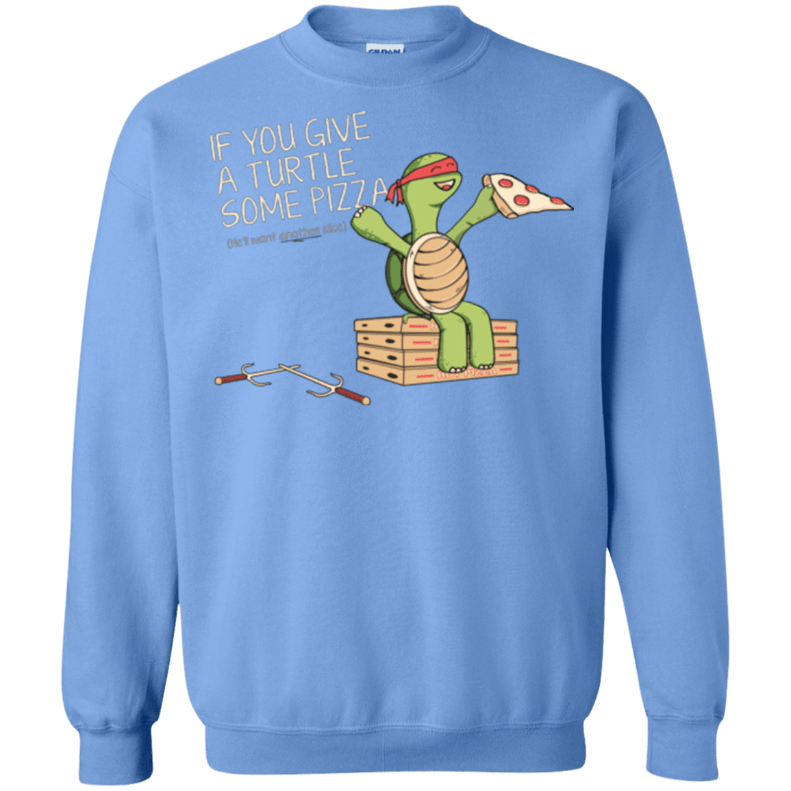 Sweatshirts Carolina Blue / Small Give a Turtle Crewneck Sweatshirt
