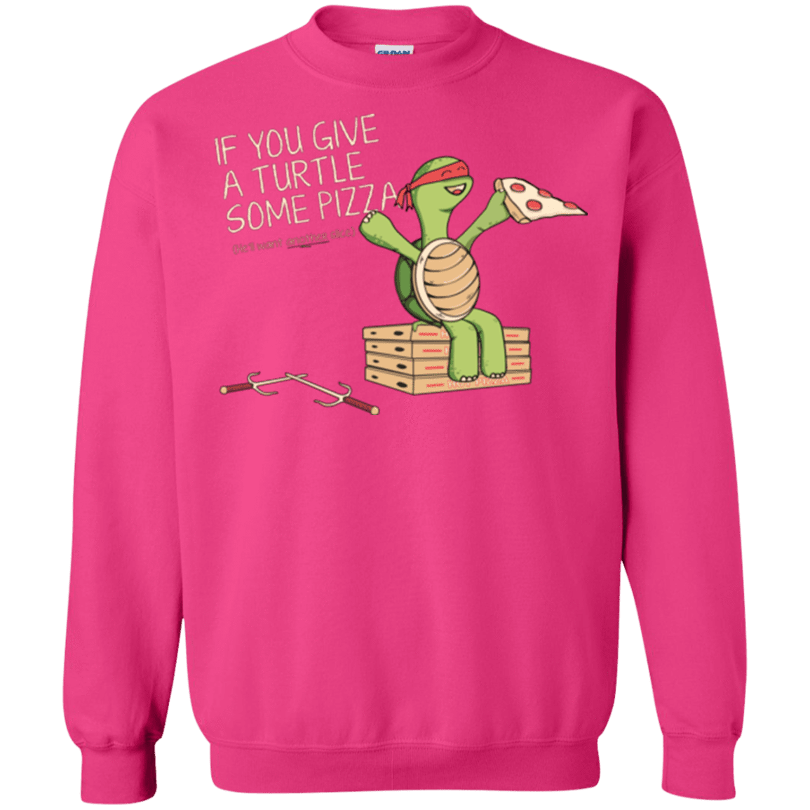 Sweatshirts Heliconia / Small Give a Turtle Crewneck Sweatshirt