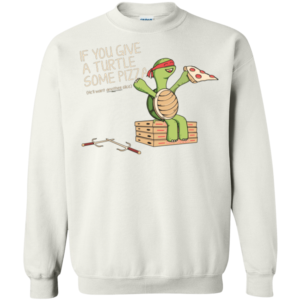 Sweatshirts White / Small Give a Turtle Crewneck Sweatshirt
