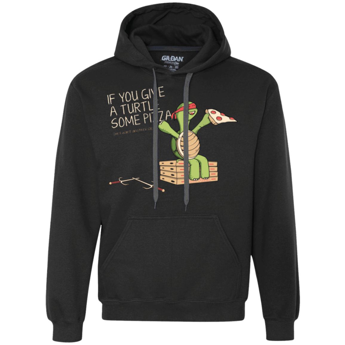 Sweatshirts Black / Small Give a Turtle Premium Fleece Hoodie