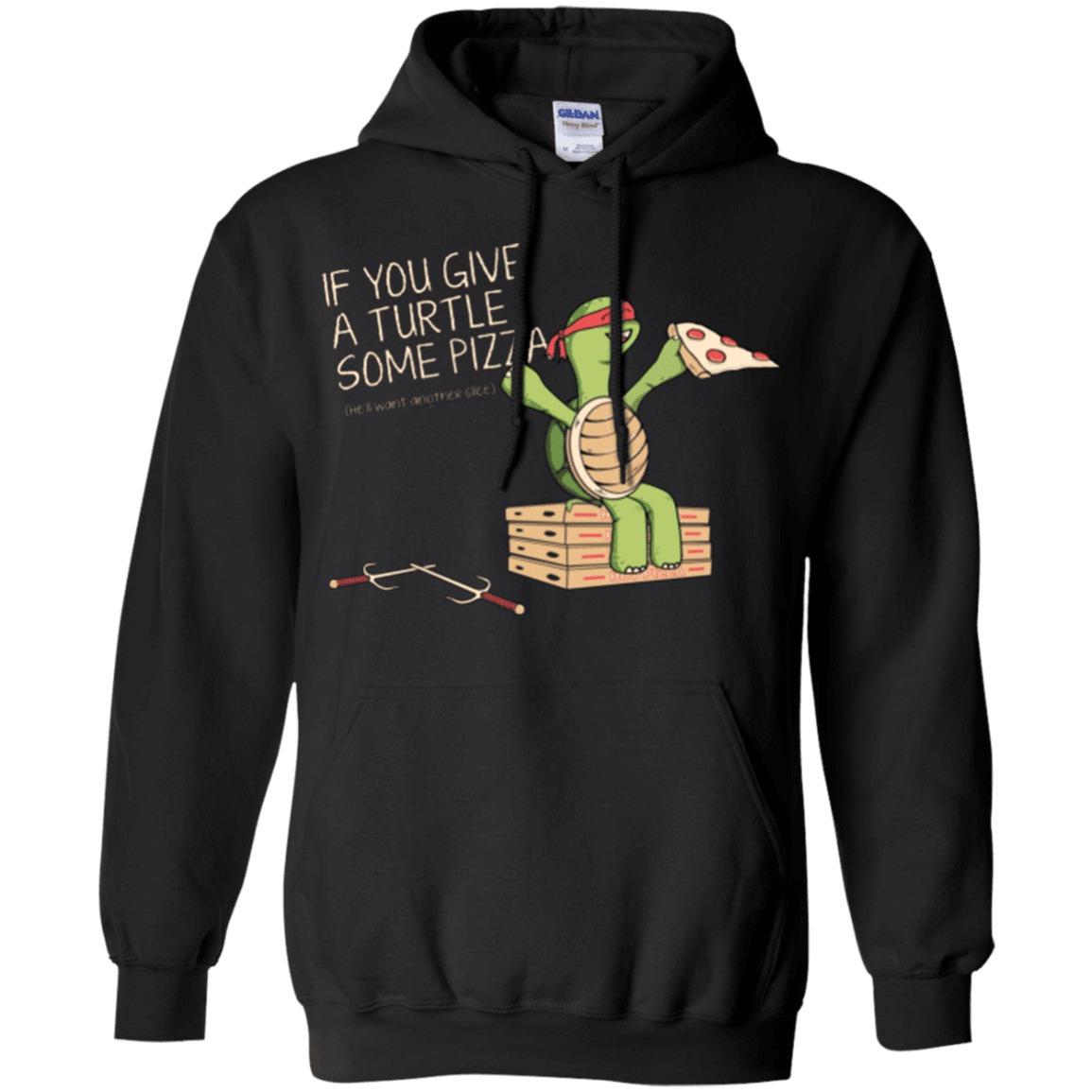 Sweatshirts Black / Small Give a Turtle Pullover Hoodie