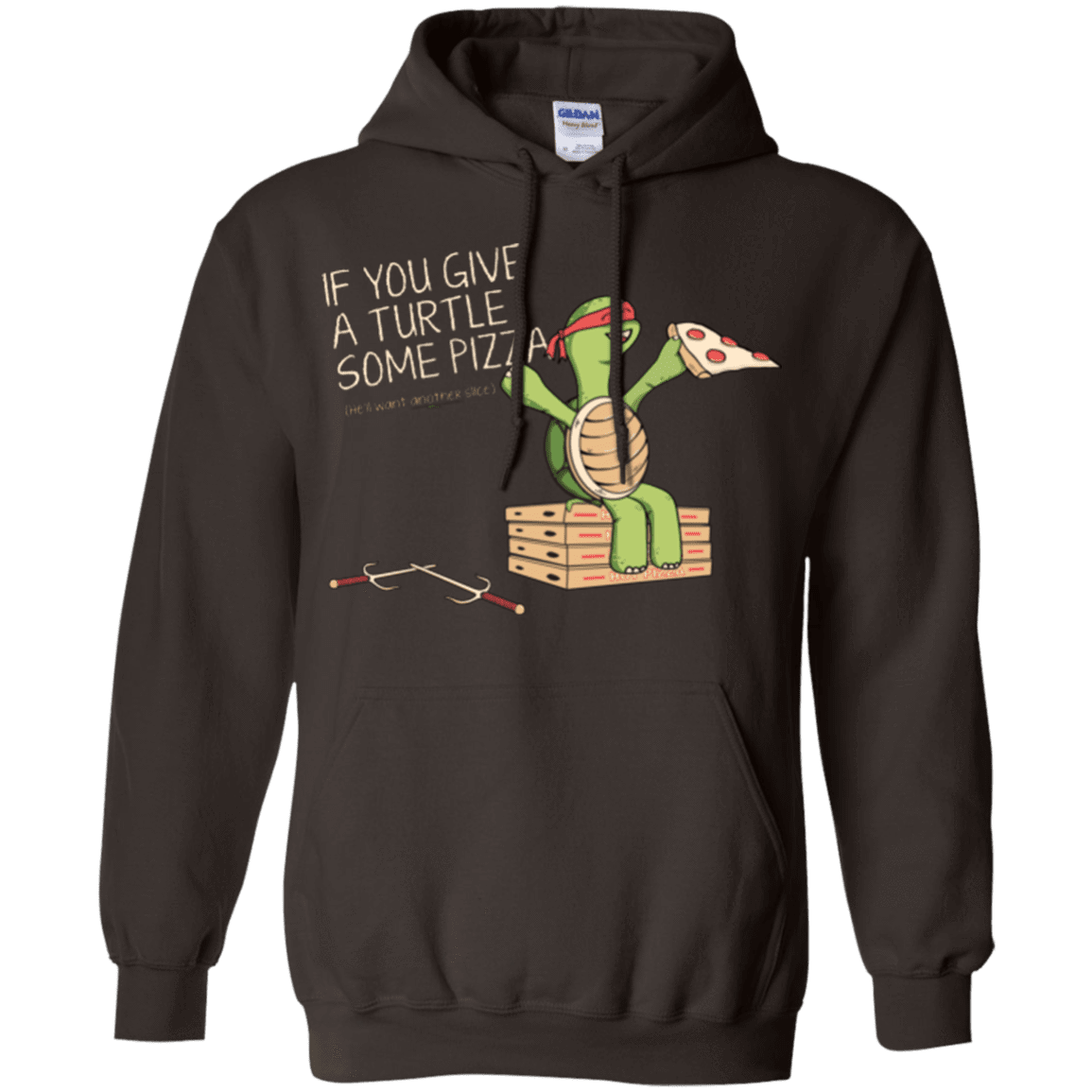 Sweatshirts Dark Chocolate / Small Give a Turtle Pullover Hoodie