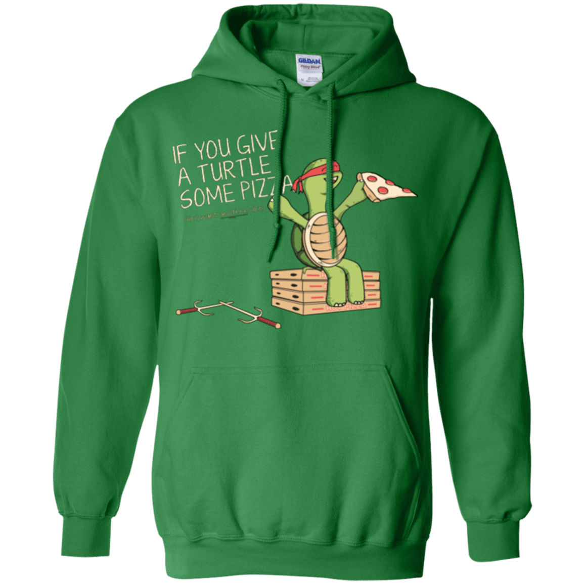Sweatshirts Irish Green / Small Give a Turtle Pullover Hoodie