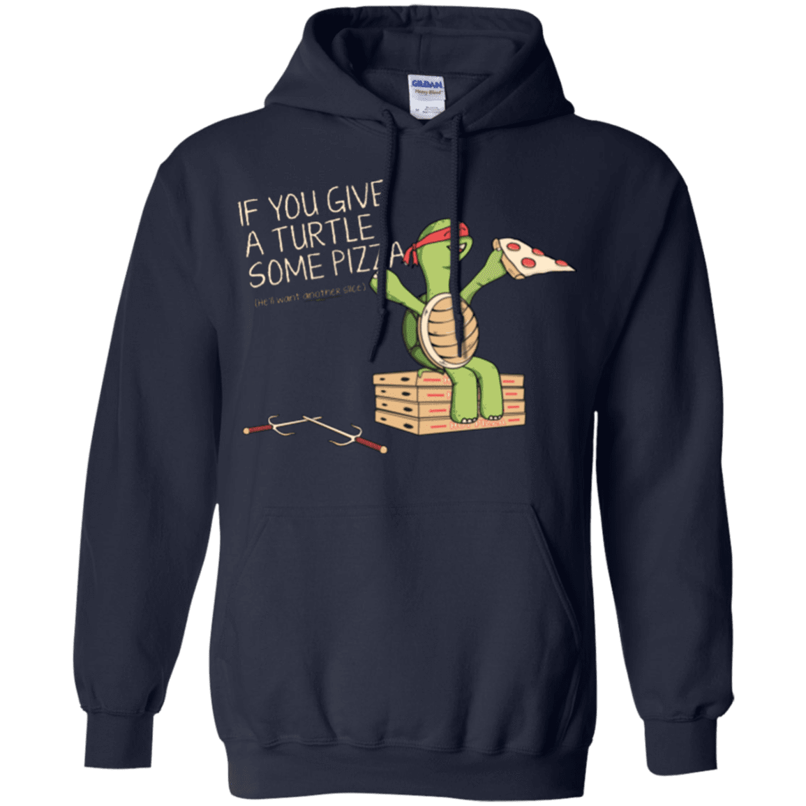 Sweatshirts Navy / Small Give a Turtle Pullover Hoodie