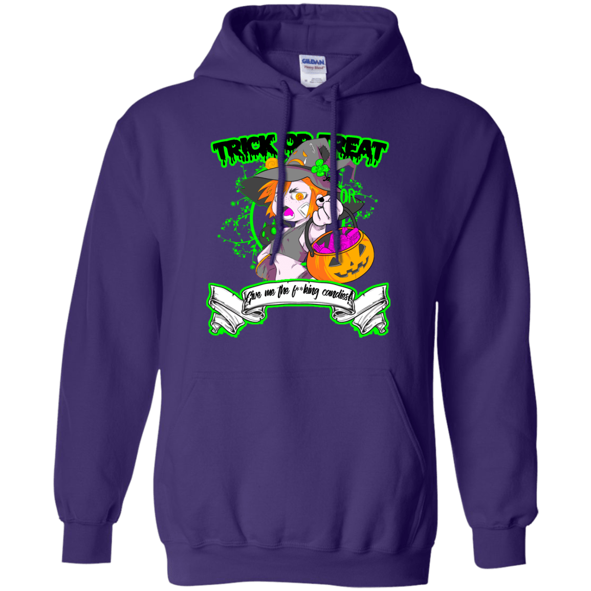 Sweatshirts Purple / Small Give me the Candies Pullover Hoodie