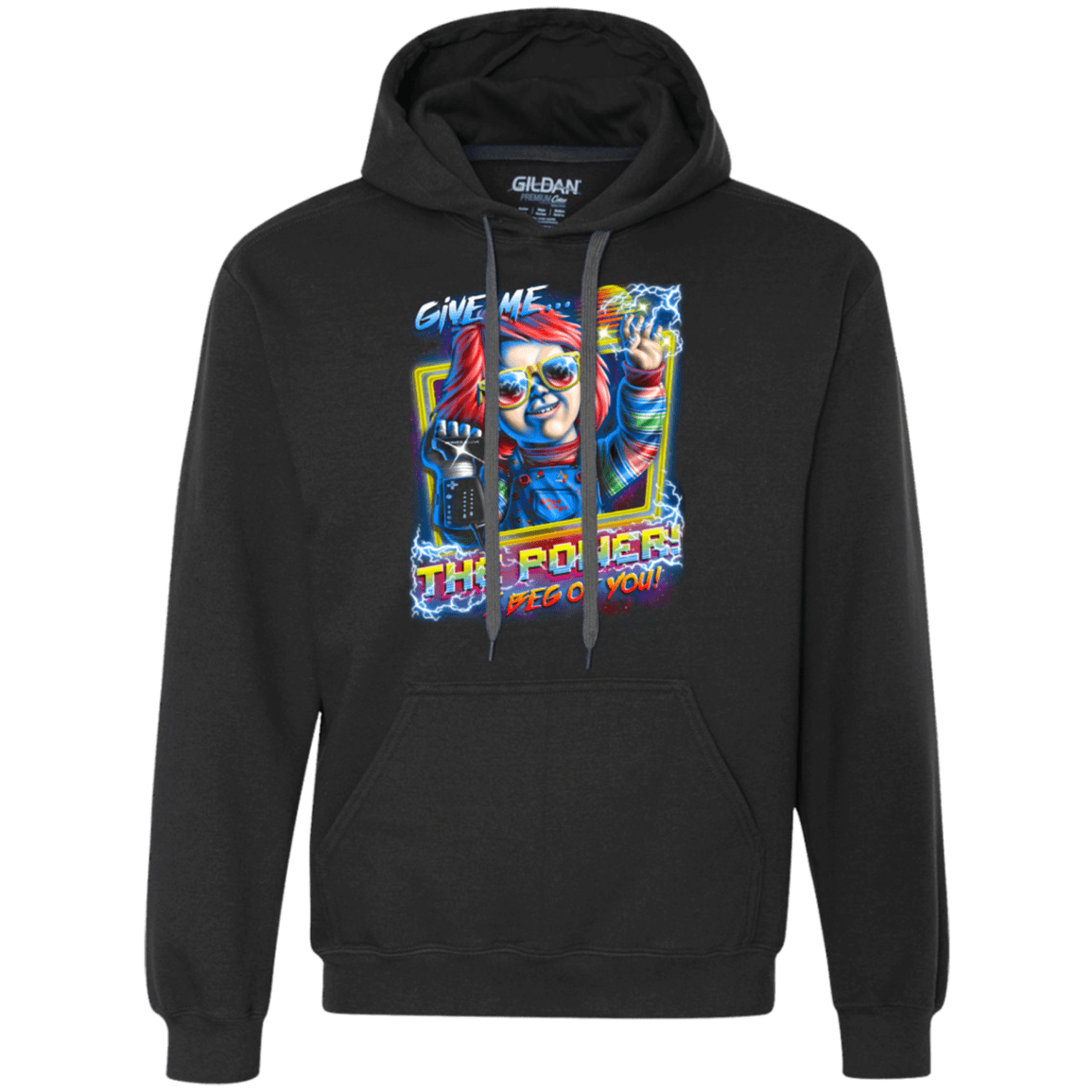 Sweatshirts Black / Small Give me the Power Premium Fleece Hoodie