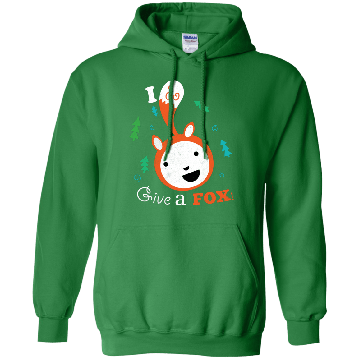 Sweatshirts Irish Green / S Giving a Fox Pullover Hoodie