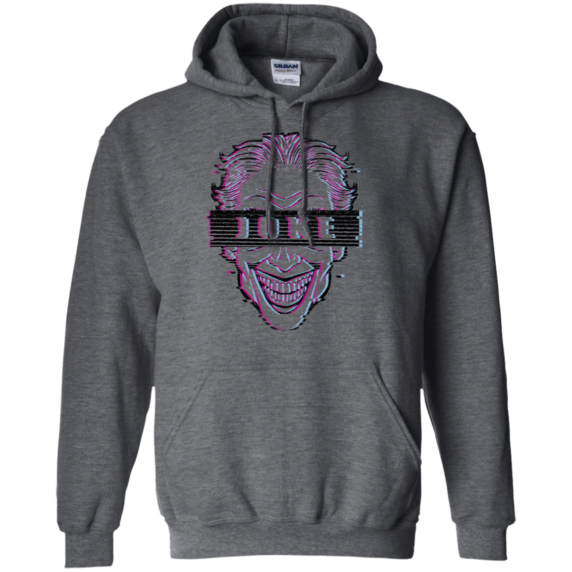 Sweatshirts Dark Heather / S Glitch Joke Pullover Hoodie