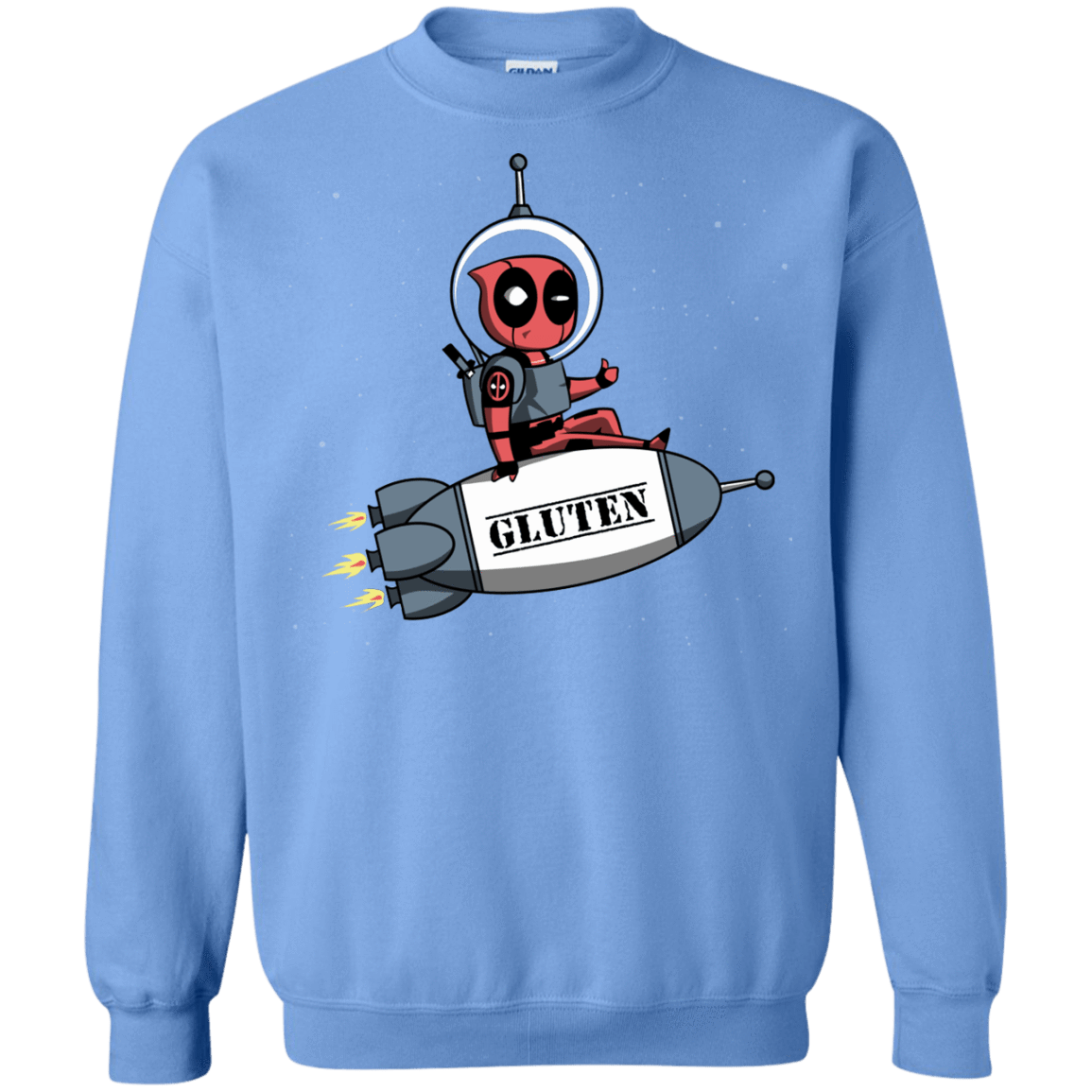 Sweatshirts Carolina Blue / S Gluten No More Crewneck Sweatshirt