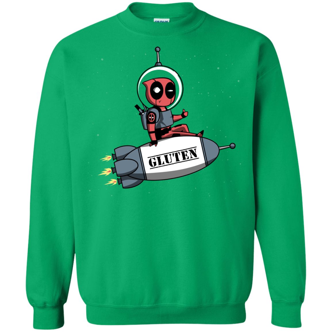 Sweatshirts Irish Green / S Gluten No More Crewneck Sweatshirt